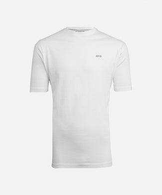 Basic T-shirt met logo in 2-pack | White Basic T-shirt met logo in 2-pack | White