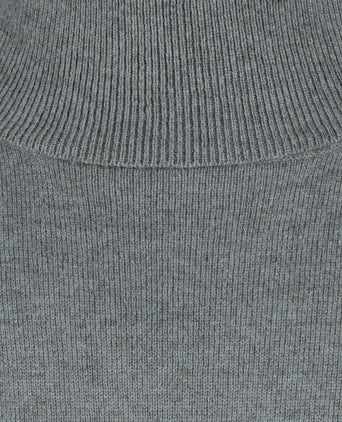 Cotton Merino Turtleneck | Pine Green