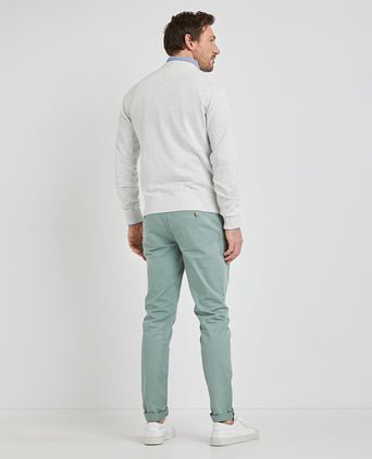 Sweater V-neck with Logo | Off White