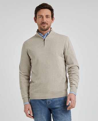 Half Zip Sweater | Sand