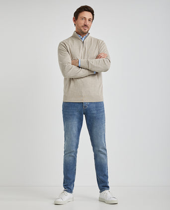 Half Zip Sweater | Sand