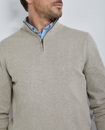 Half Zip Sweater | Sand