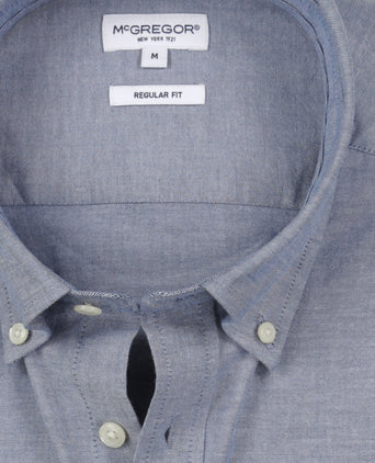 Overhemd Stretch Oxford | Navy