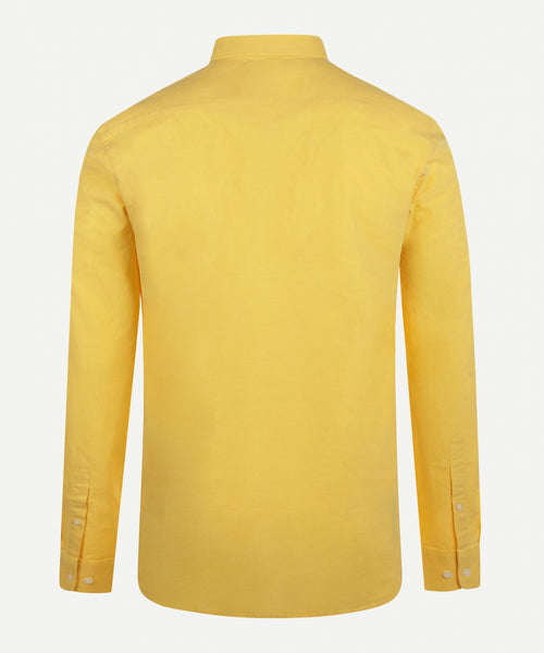 Overhemd Katoen Linnen | Medium Yellow