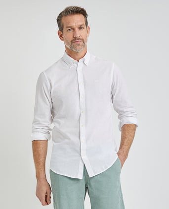 Shirt Cotton Linen | White