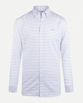 Overhemd Streep Horizontaal | Medium Blue