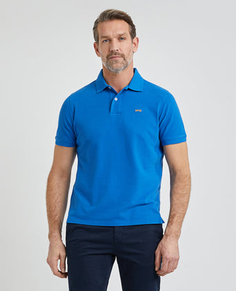 Klassieke Polo Regular Fit | Kobalt