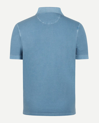 Polo Piqué Garment Dyed | Dark Aqua