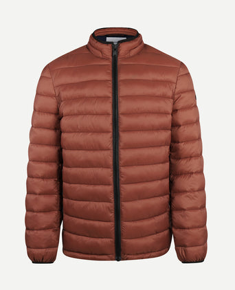 Lightweight Quilted Bomber Jacket | Chesnut