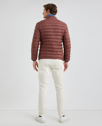 Lightweight Quilted Bomber Jacket | Chesnut