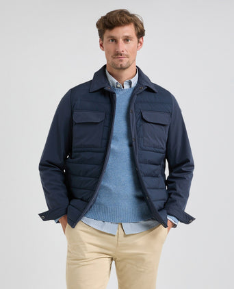 Jas Overshirt Hybrid | Navy