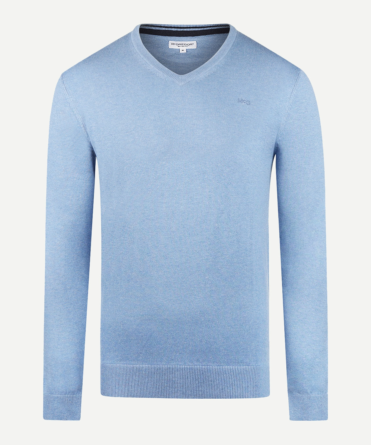 Sweater V-neck Cotton Merino Stylish & Comfortable - Main Image