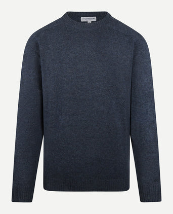 Trui Ronde Hals Lamswol | Navy