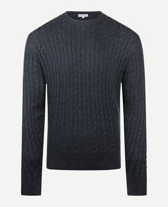 Kabeltrui Ronde Hals | Navy
