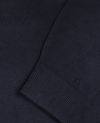 Turtleneck Cotton Merino | Navy