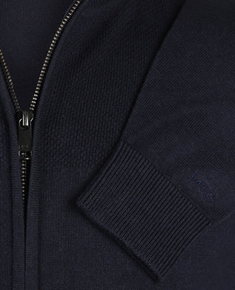 Zip-up Vest | Navy