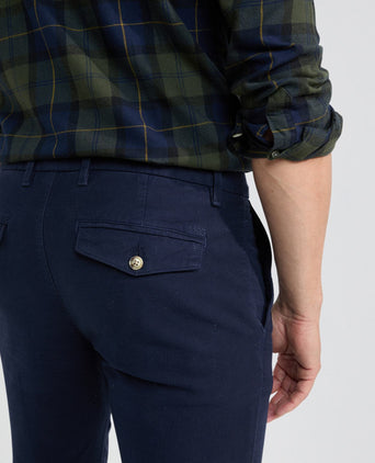 Chino Moleskin Slim Fit | Navy