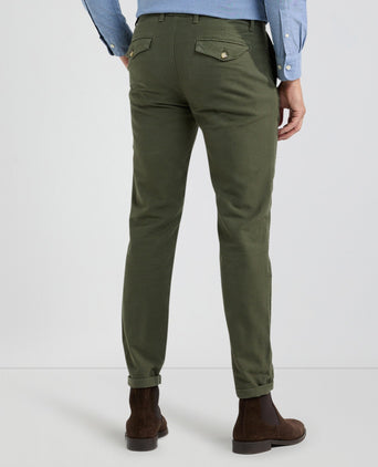 Chino Moleskin Slim Fit | Pine Green