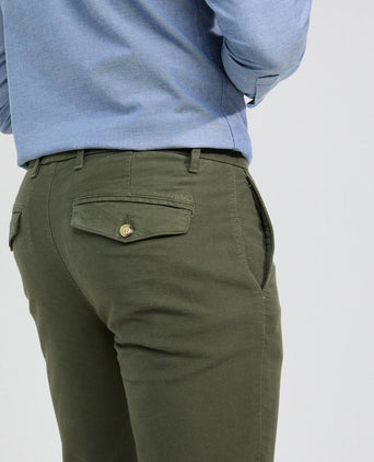 Chino Moleskin Slim Fit | Pine Green