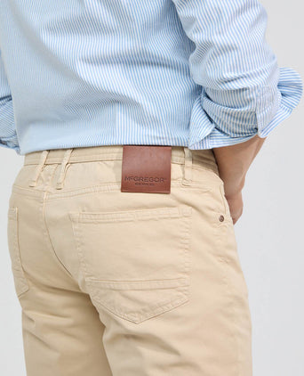 Broek 5-pocket Slim Fit | Sand