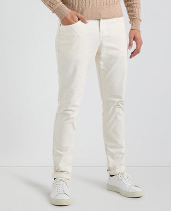 Broek 5-pocket Slim Fit | Off White