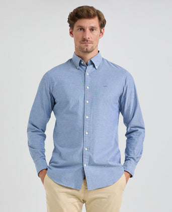 Overhemd Stretch Oxford | Navy