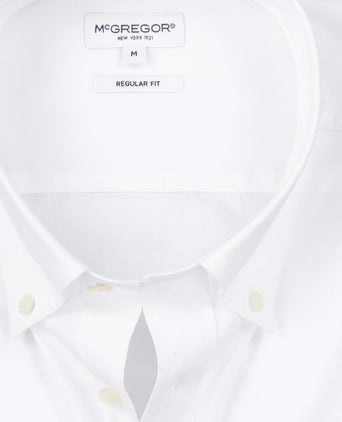Overhemd Stretch Poplin | White
