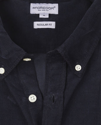 Overhemd corduroy garment dyed | Navy