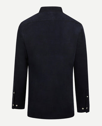 Overhemd corduroy garment dyed | Navy