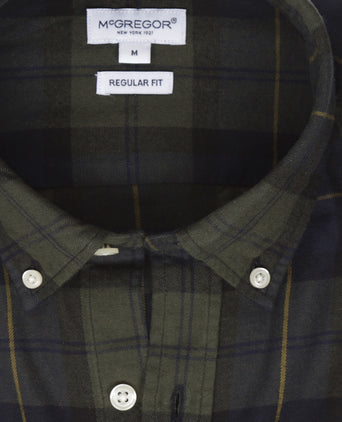 Overhemd Grote Ruit | Pine Green