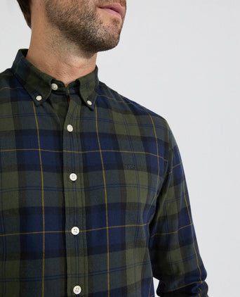 Overhemd Grote Ruit | Pine Green