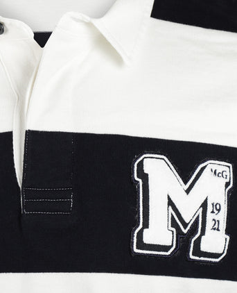 Rugbytrui met Grote Strepen | Navy
