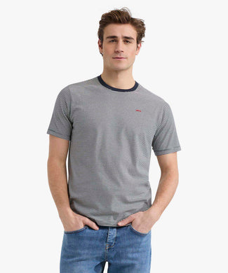 T-Shirt Gestreept | Navy T-Shirt Gestreept | Navy