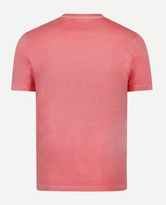 T-Shirt Garment Dyed | Coral Red