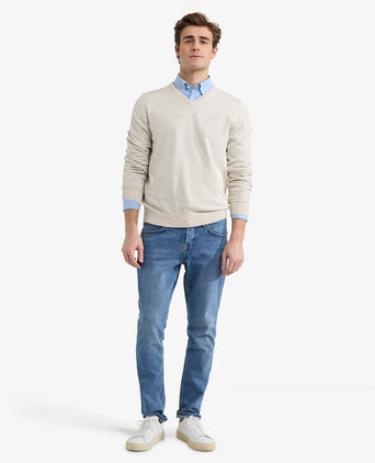 Sweater V-neck Cotton | Kit