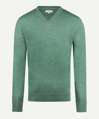 Trui V-hals Luxe Merino | Ice Green Trui V-hals Luxe Merino | Ice Green
