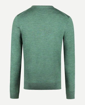 Sweater V-neck Luxe Merino | Ice Green