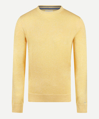 Trui Ronde Hals Cotton | Lemon Yellow Trui Ronde Hals Cotton | Lemon Yellow
