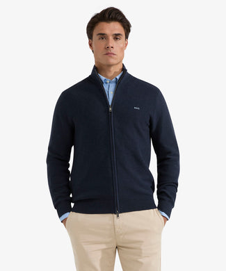 Vest Cotton met Logo | Navy Vest Cotton met Logo | Navy