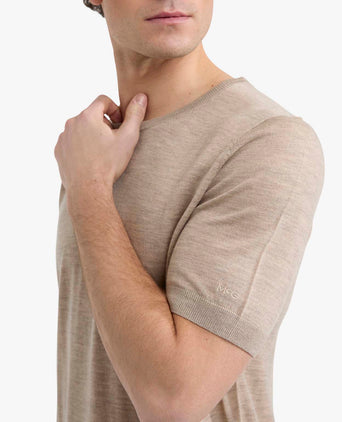 T-Shirt Luxe Merino | Sand