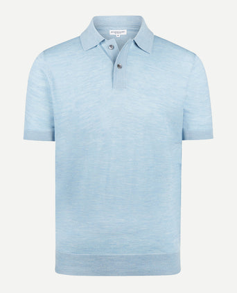 Polo Luxe Merino | Light Blue