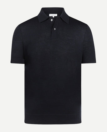 Polo Luxe Merino | Navy