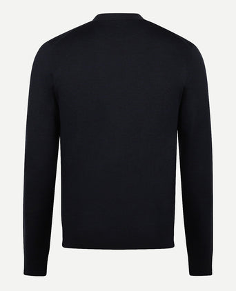 Vest Luxe Merino Button Closure | Navy
