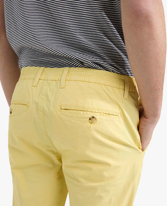 Chino Poplin Modern Fit | Lemon Yellow