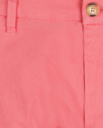 Korte Broek Poplin | Coral Red