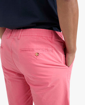 Korte Broek Poplin | Coral Red