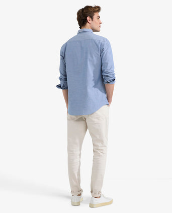 Overhemd Oxford Stretch | Navy