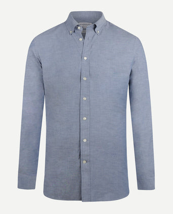 Overhemd Oxford Stretch | Navy