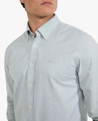 Overhemd Oxford Stretch | Sage