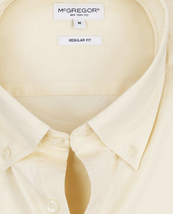 Overhemd Oxford Stretch | Lemon Yellow